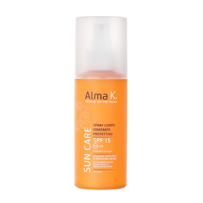 Alma K Sun Care opaľovací sprej 150 ml, Protective Moisturizing Body Spray SPF 15