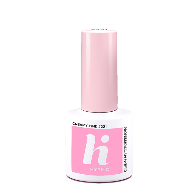 Hi Hybrid Laky lak na nechty 5 ml, 221 Creamy Pink