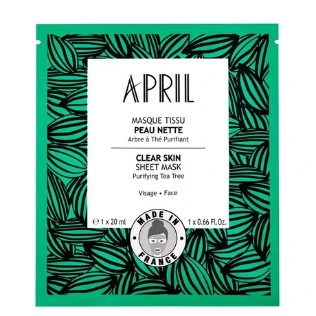 April Clear Skin Sheet pleťová maska 1 ks, Mask