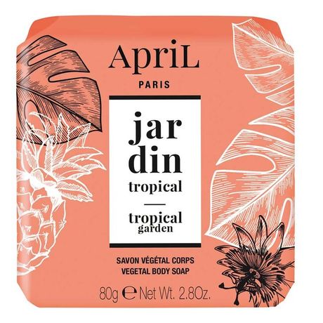 April Tropical Garden mydlo 80 g, Vegetal Soap