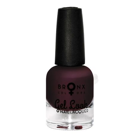 Bronx Colors Naillacquer Gel Look lak na nechty 12 ml, 09 Midnight Black