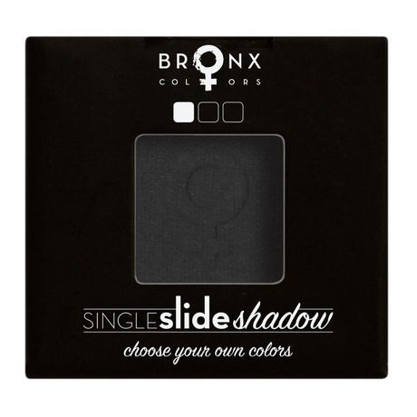 Bronx Colors Single Click Shadow očný tieň 2 g, Deep Black