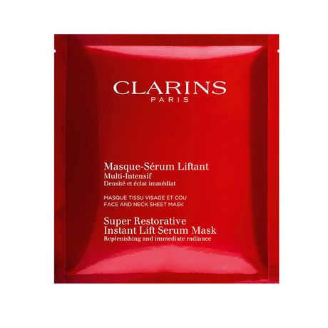 Clarins Super Restorative Care maska 1 ks, Instant Lift Serum Mask Box of 5 sachets