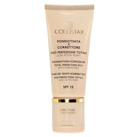Collistar Foundation + Concealer Total Perfection Duo make-up 30 ml, 1 ivory