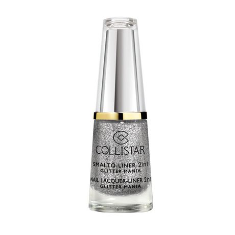 Collistar Nail Lacquer Liner 2in1 lak na nechty 6 ml, 1 Silver