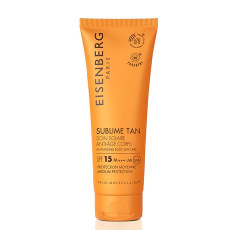 Eisenberg Sublime Tan krém na opaľovanie 100 ml, Anti-Ageing Body Sun Care SPF 15