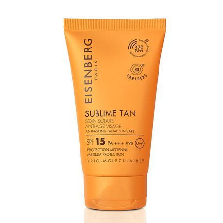 Eisenberg Sublime Tan krém na opaľovanie 50 ml, Anti-Ageing Facial Sun Care SPF 15