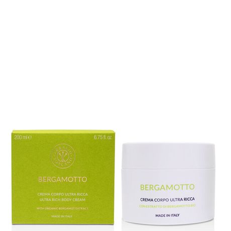 Erbario Toscano Bergamot telový krém 200 ml, Ultra Rich Body Cream