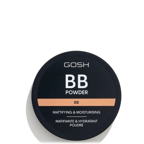 Gosh BB Powder púder 6,5 g, 08 Chestnut