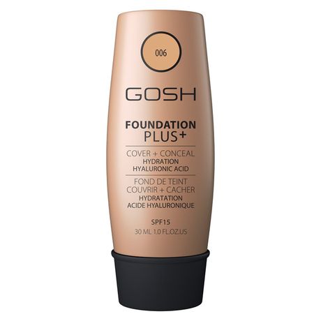 Gosh Foundation Plus+ make-up 30 ml, 006 Honey