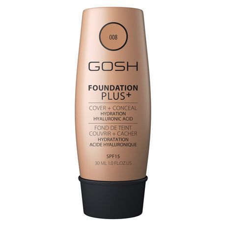 Gosh Foundation Plus+ make-up 30 ml, 008 Golden