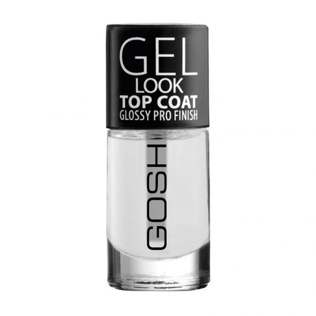 Gosh Gel Look Top Coat lak 8 ml, fixačný lak s gélovým efektom