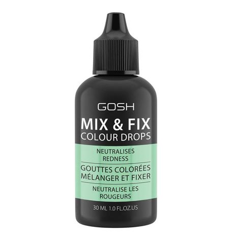 Gosh Mix & Fix Colour Drops make-up 30 ml, 002 Green