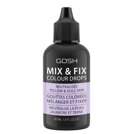 Gosh Mix & Fix Colour Drops make-up 30 ml, 003 Purple