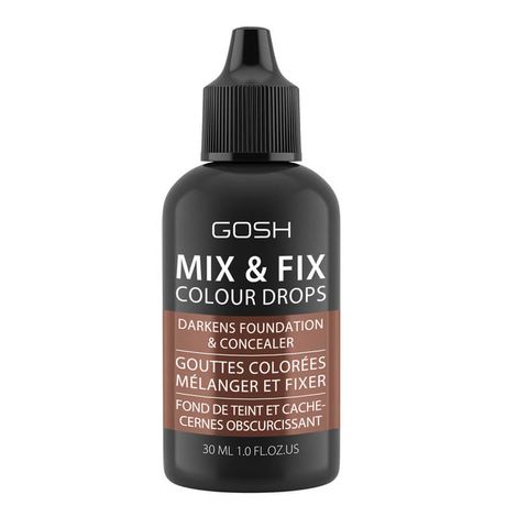 Gosh Mix & Fix Colour Drops make-up 30 ml, 004 Dark