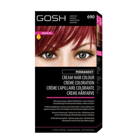 Gosh Professional Hair Colour farba na vlasy 145 ml, 690 Auburn Red