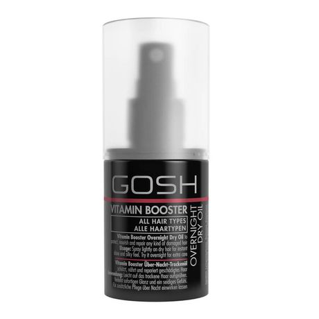 Gosh Vitamin Booster olej na vlasy 75 ml, Overnight Dry Oil
