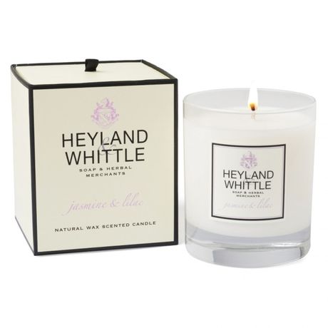 Heyland & Whittle Glass sviečka 230 g, Jasmine & Lilac