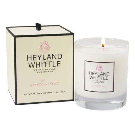 Heyland & Whittle Glass sviečka 230 g, Neroli & Rose