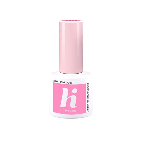 Hi Hybrid Laky lak na nechty 5 ml, 207 Soft Pink