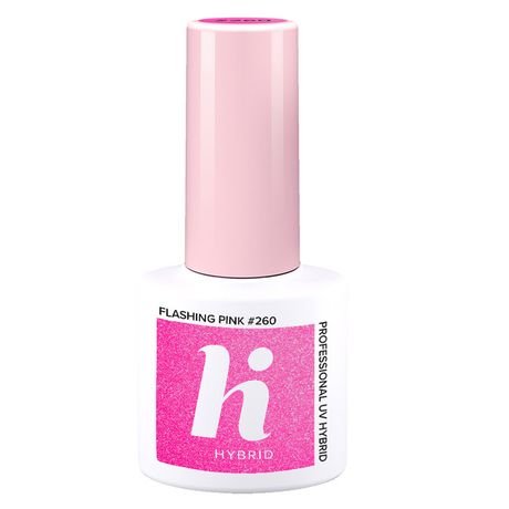 Hi Hybrid Laky lak na nechty 5 ml, 260 Flashing Pink