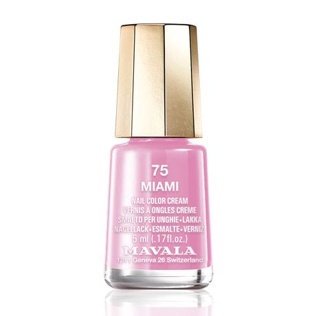Mavala Mini color lak na nechty 5 ml, 75 Miami, ružový s fialovou perleťou