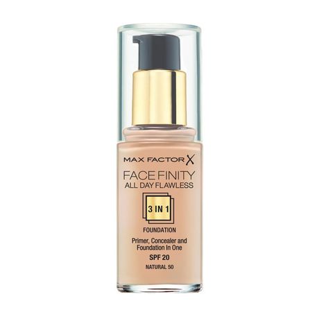Max Factor Facefinity All Day Flawless 3in1 make-up 30 ml, 50 Natural