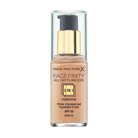 Max Factor Facefinity All Day Flawless 3in1 make-up 30 ml, 55 Beige