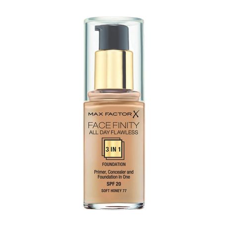 Max Factor Facefinity All Day Flawless 3in1 make-up 30 ml, 77 Soft Honey