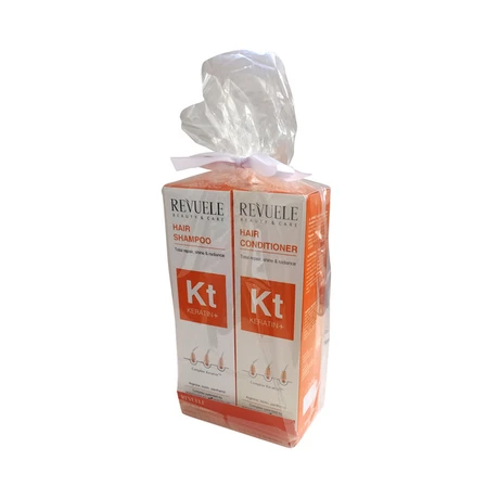 Revuele Keratin+ kazeta, Shampoo 200 ml + Conditioner 200 ml