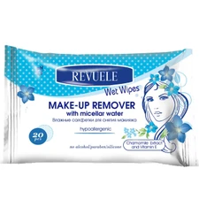 Revuele No Problem pleťový odličovač 20 ks, Wet wipes Make-up Remover with Micellar Water