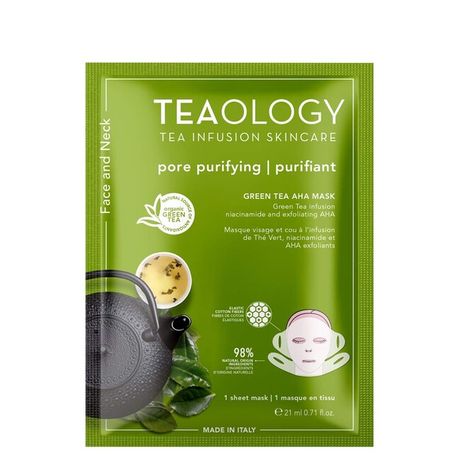 Teaology Green Tea čistiaca maska 21 ml, AHA Mask