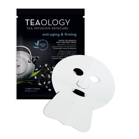 Teaology White Tea maska 1 ks, Miracle Face and Neck Mask